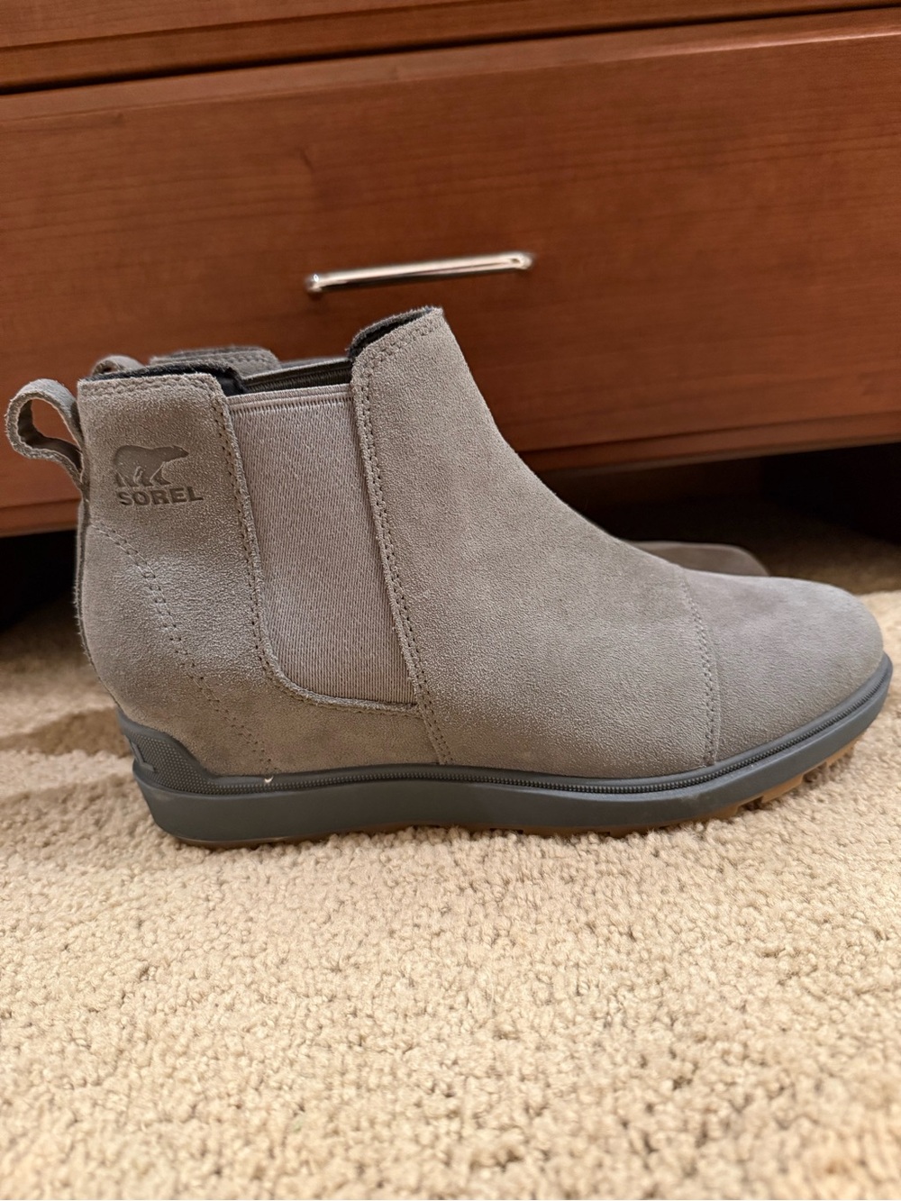 Sorel Grey Suede Women’s Boots